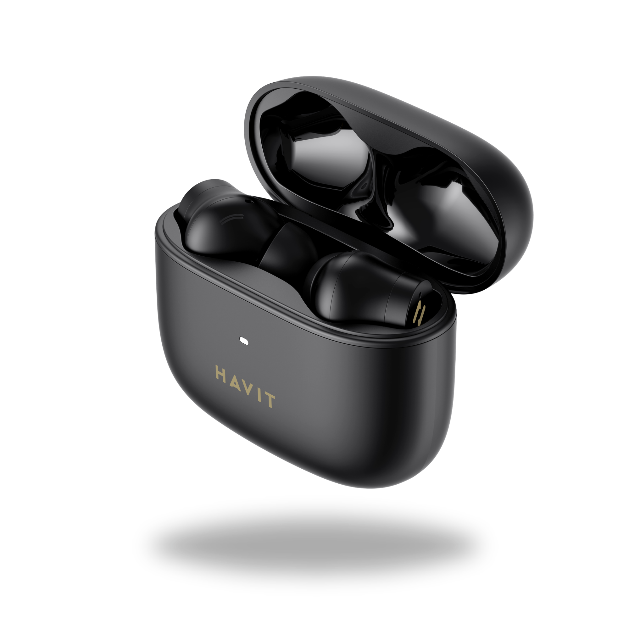 HAVIT True Wireless Bluetooth Earbuds with Portable Charging Case Black