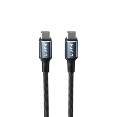 HAVIT CB6310 USB-C to USB-C PD60W Fast Charging Nylon Braided Cable (1m)