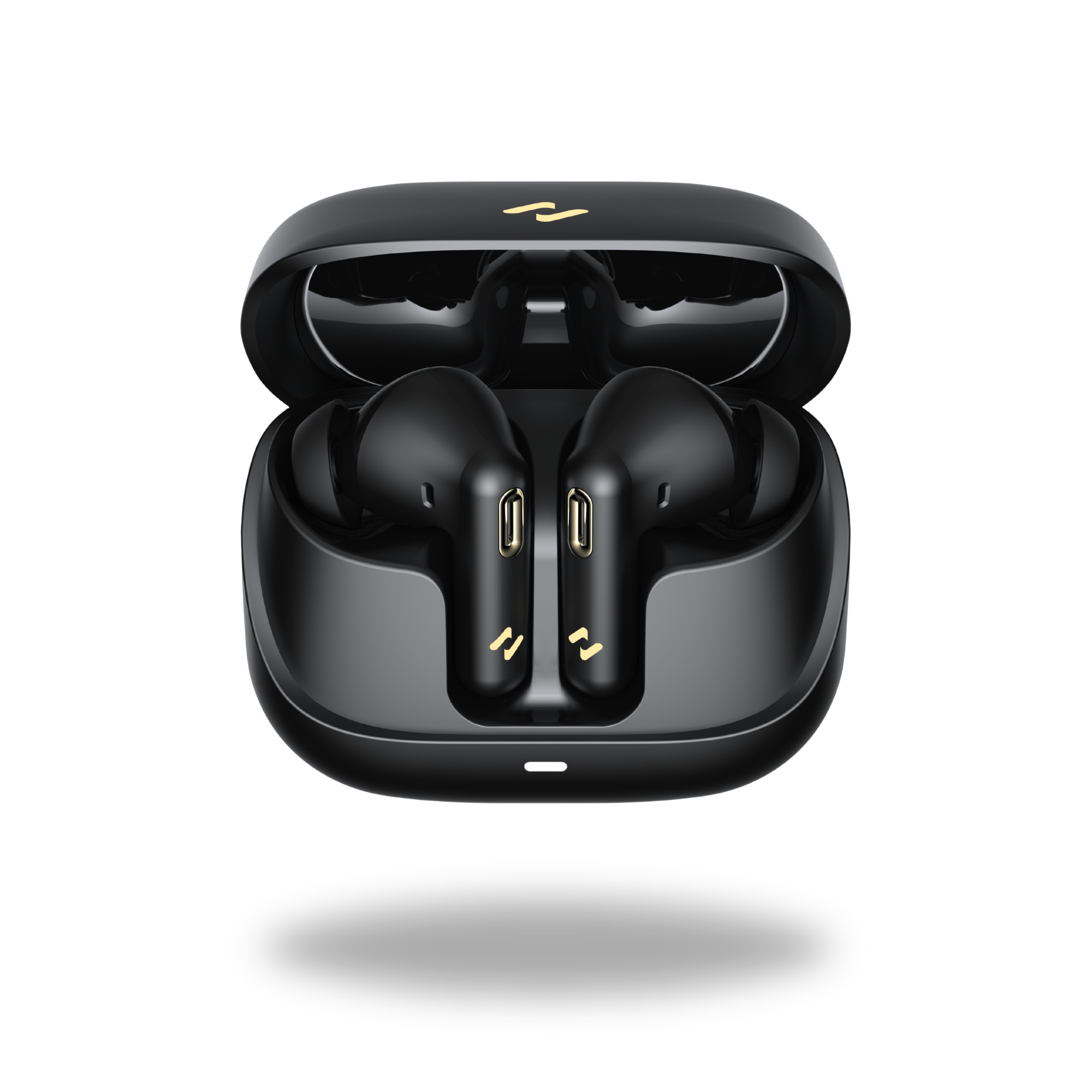 Wireless Bluetooth Earbuds with Charging Case – Black