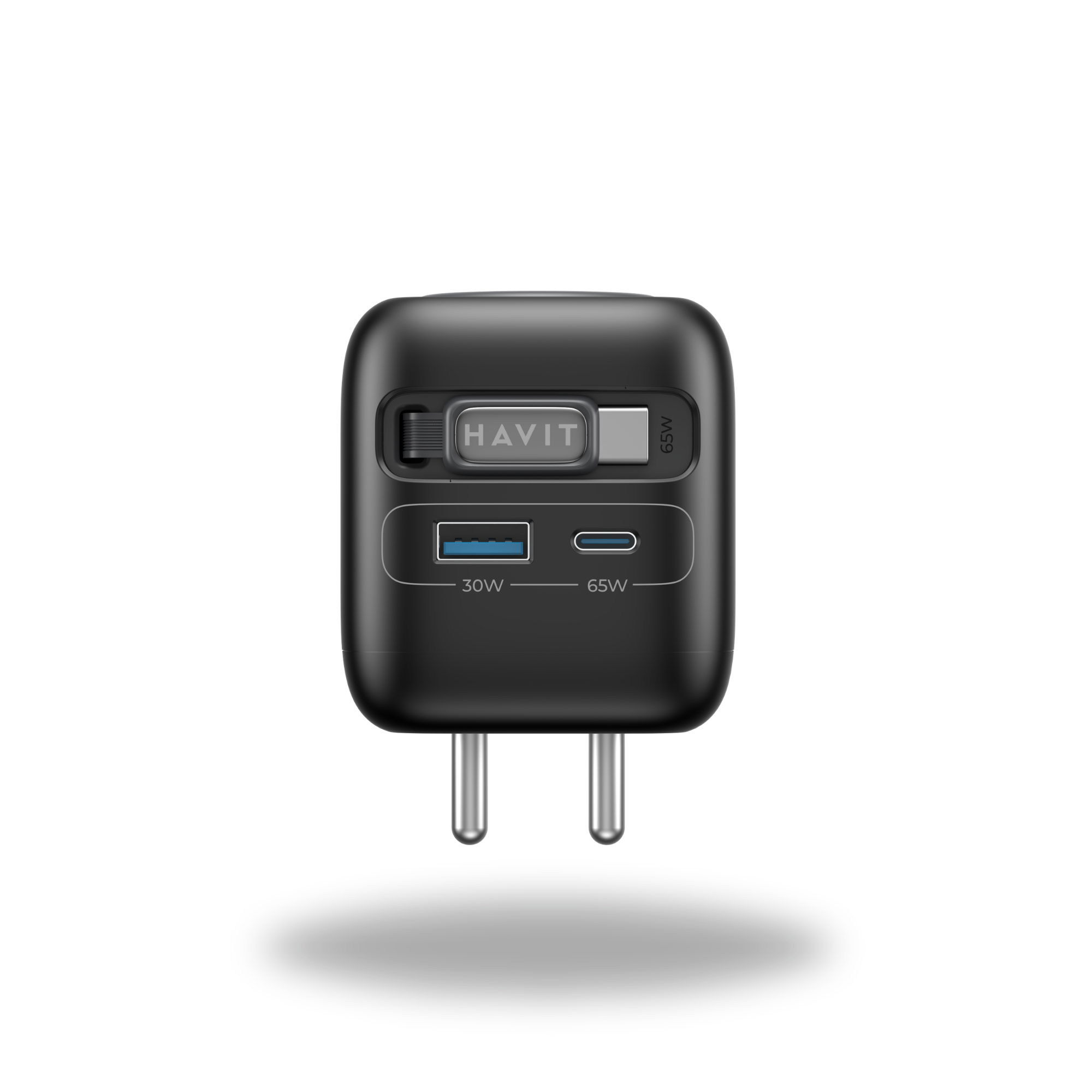 Havit 65W Dual Port Wall Charger (USB-A + USB-C)